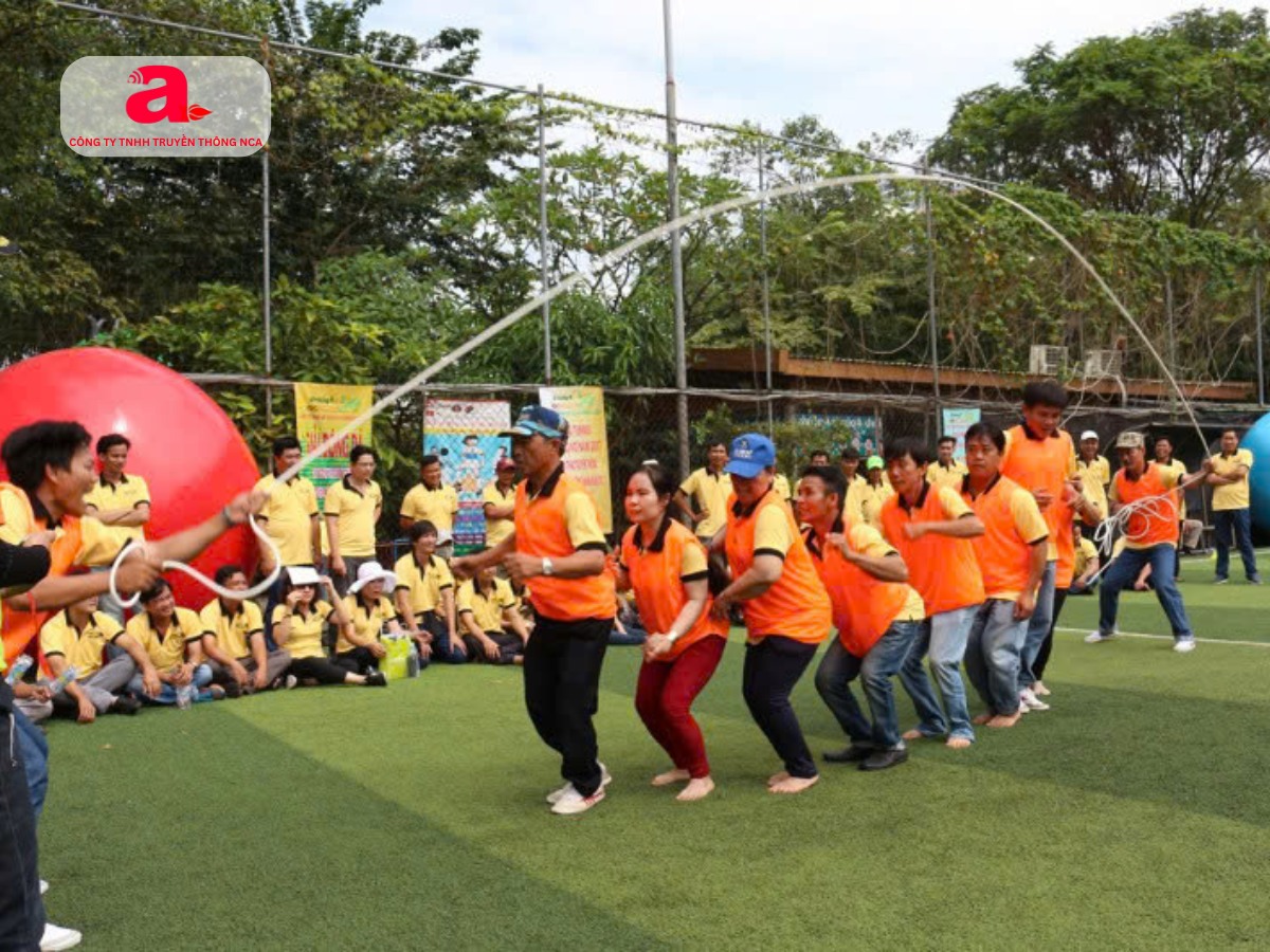 Ý tưởng tổ chức gameshow sự kiện - Nhảy dây tập thể