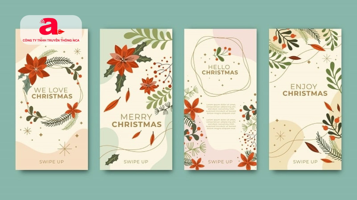 Thiệp mời dự tiệc Giáng sinh