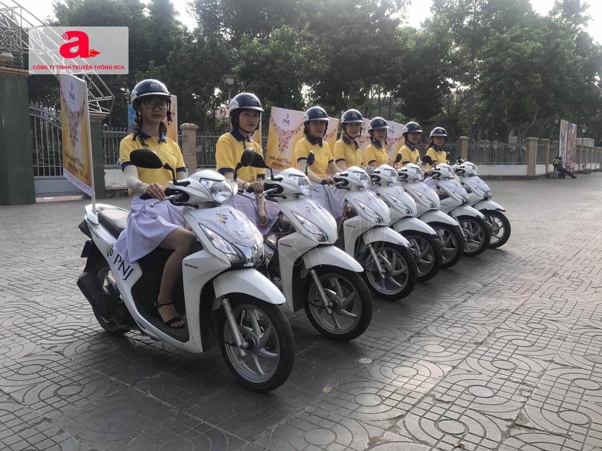 Báo giá quảng cáo chạy Roadshow xe máy